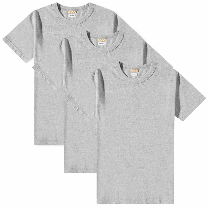 Photo: Visvim Men's Vivism Sublig 3-Pack Wide T-Shirt in Grey