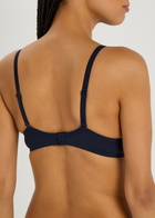 Simone PÉRÈLE Wish Floral-embroidered Tulle Plunge bra Dark Blue