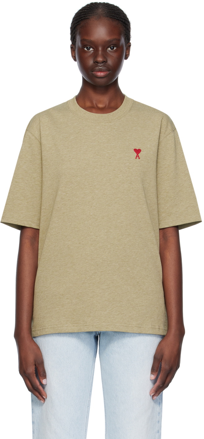 ami de coeur t shirt green