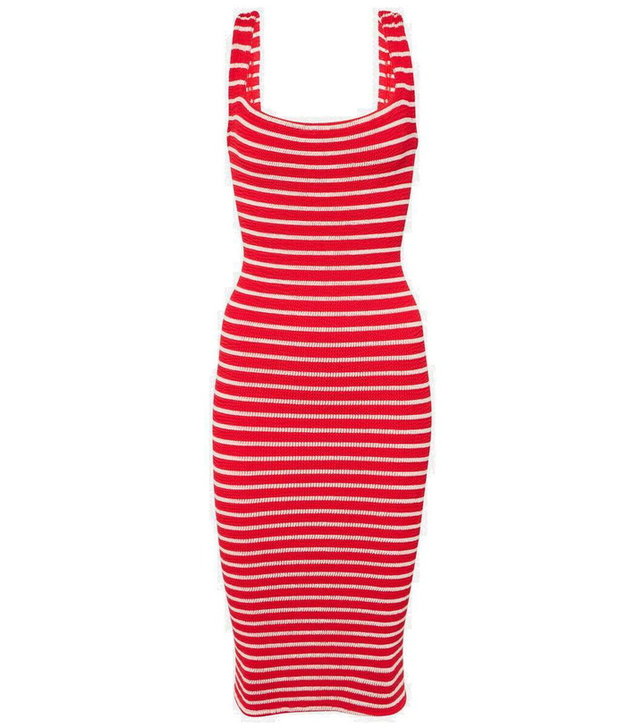 Photo: Hunza G Striped minidress