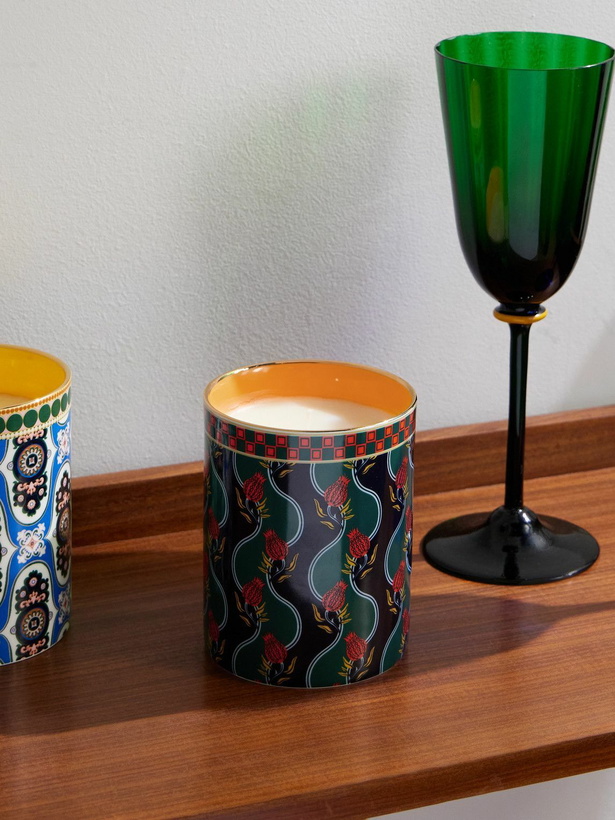 Photo: La DoubleJ - Gold-Trimmed Porcelain Scented Candle, 320g