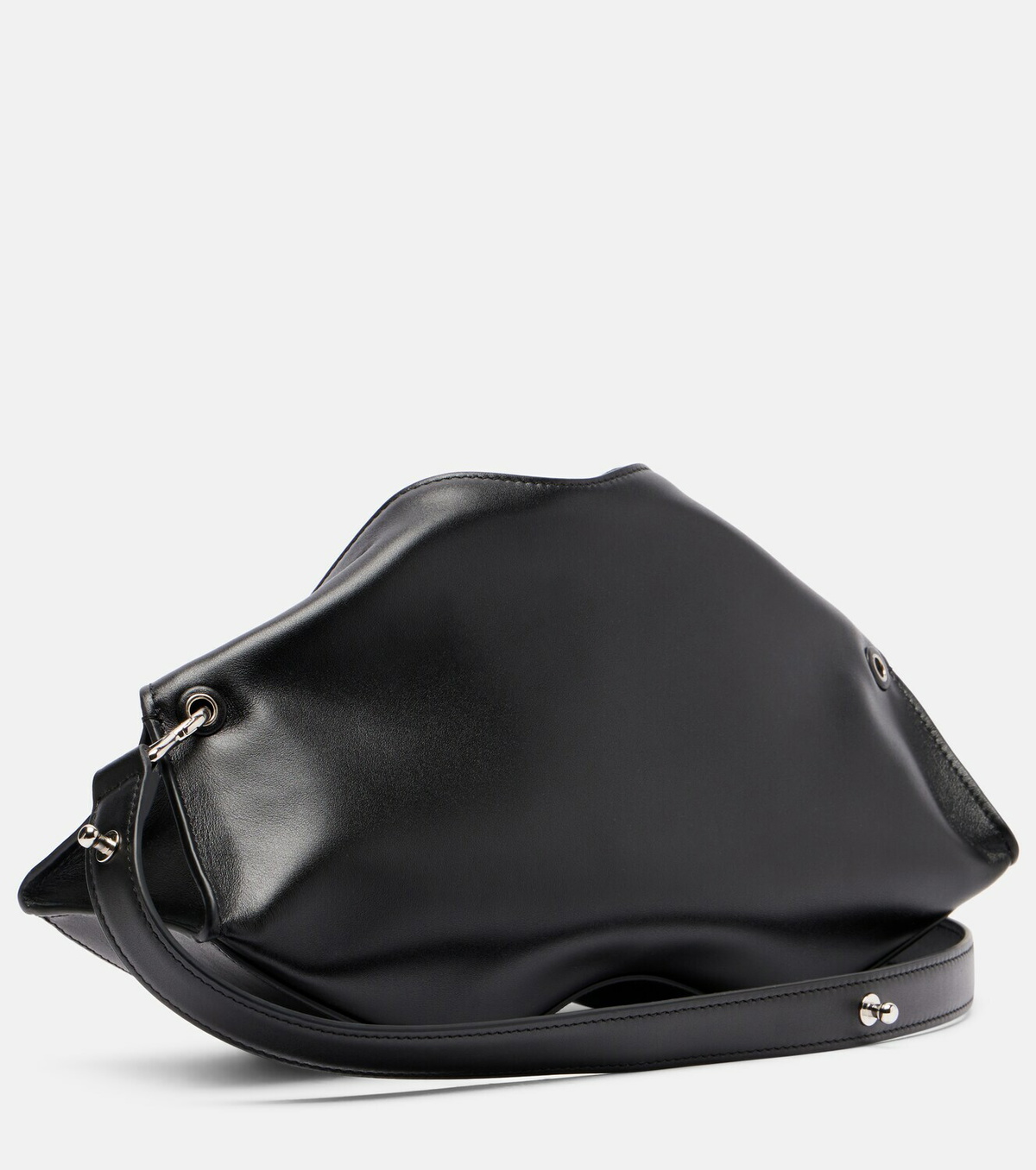 McQueen Manta Small leather clutch