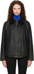Barbour Black Transport Waxed Jacket