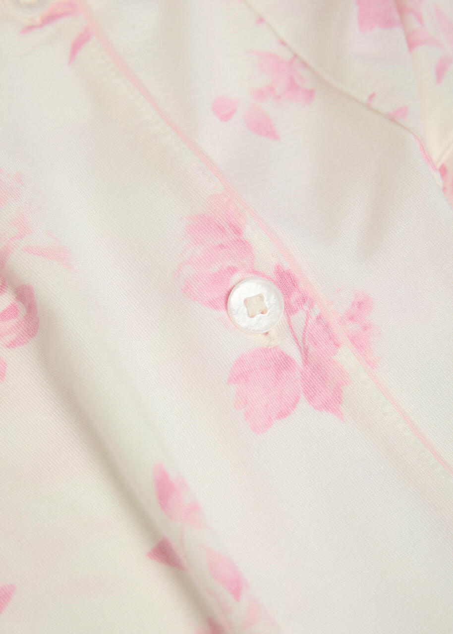 Eberjey Gisele Floral-print Jersey Pyjama set Pink