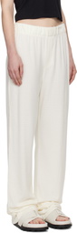 ÉTERNE Off-White Thermal Lounge Pants