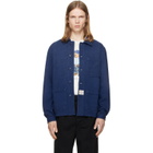 Polo Ralph Lauren Blue Moleskin Utility Overshirt