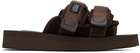 Suicoke Brown Moto-VS Sandals