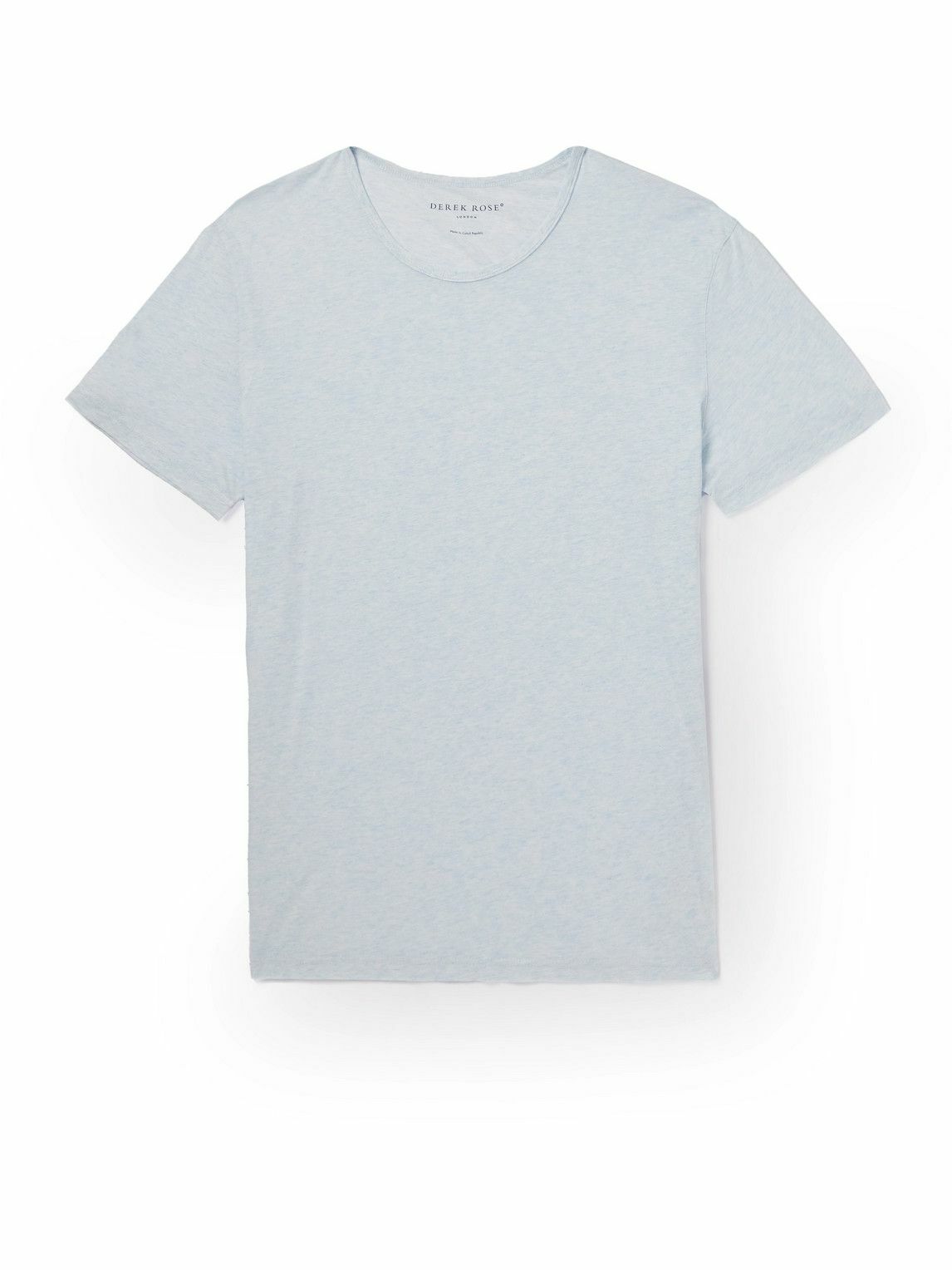 Derek Rose - Combed Cotton-Jersey T-Shirt - Blue Derek Rose