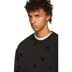 McQ Alexander McQueen Black Cutup Overlock Sweatshirt