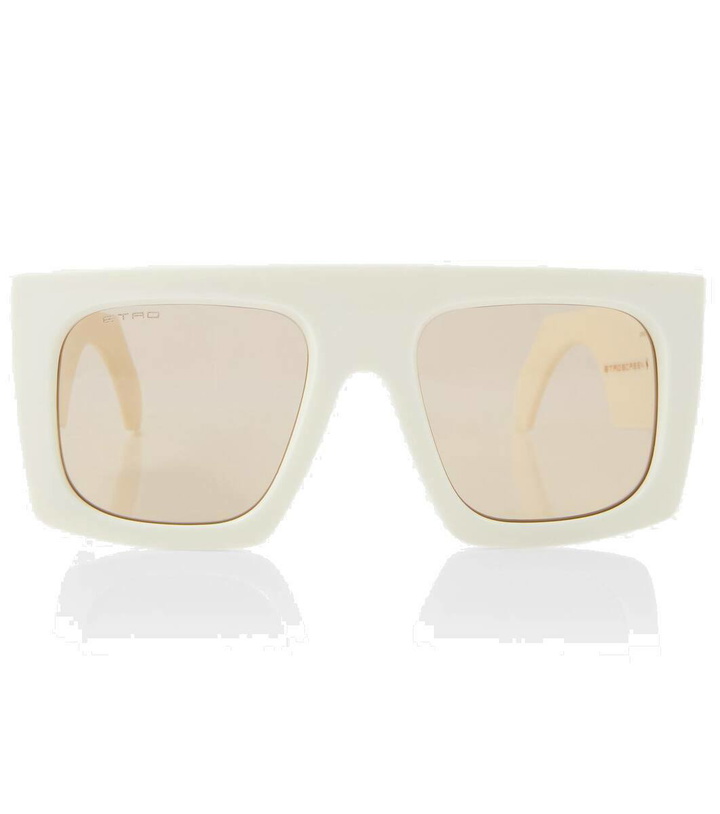 Photo: Etro Etroscreen rectangular sunglasses