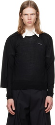 HODAKOVA Black Double Sleeve Sweater
