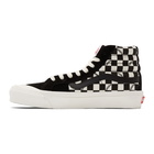 Vans Black Checkerboard OG Style 138 LX High-Top Sneakers