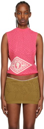 Katya Zelentsova SSENSE Exclusive Pink Tank Top