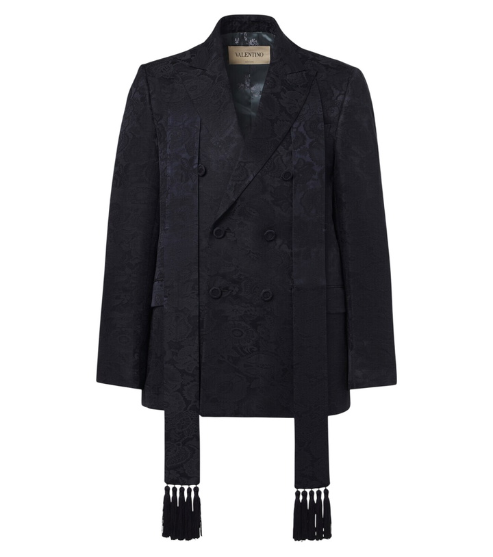 Photo: Valentino Floral jacquard linen and silk blazer
