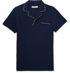 Orlebar Brown - Slim-Fit Cotton-Piqué Polo Shirt - Navy