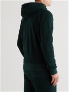 Hamilton And Hare - Cotton-Terry Hoodie - Green