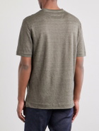 Zegna - Oasi Knitted Linen T-Shirt - Brown
