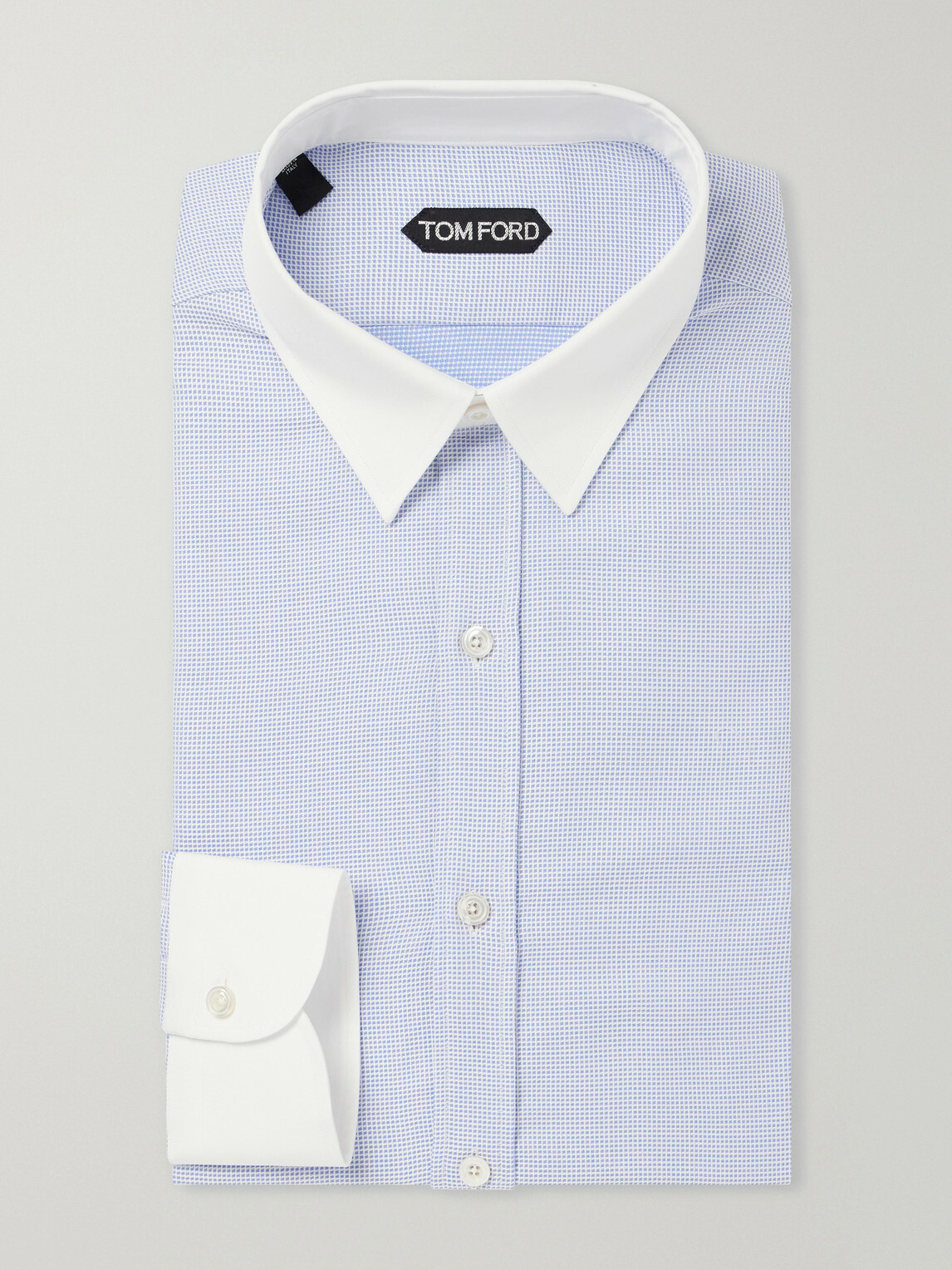 TOM FORD - Silk Shirt - Blue