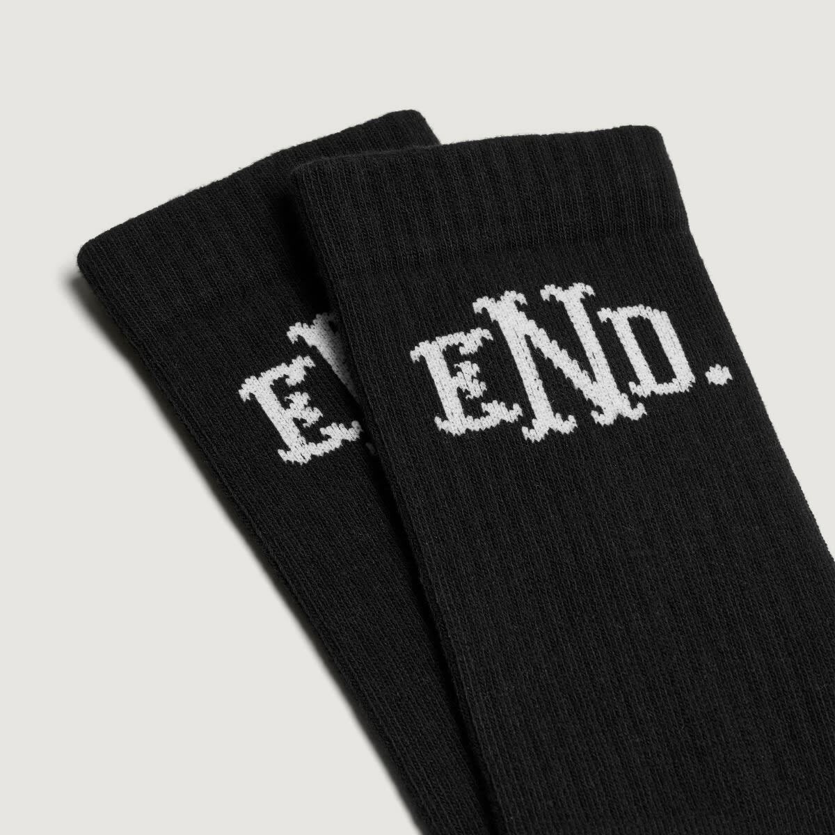 END. Monogram Sock in Black