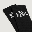 END. Monogram Sock in Black