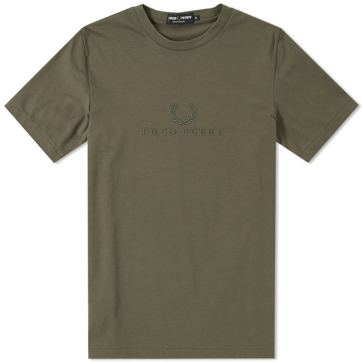 Photo: Fred Perry Tonal Embroidered Tee