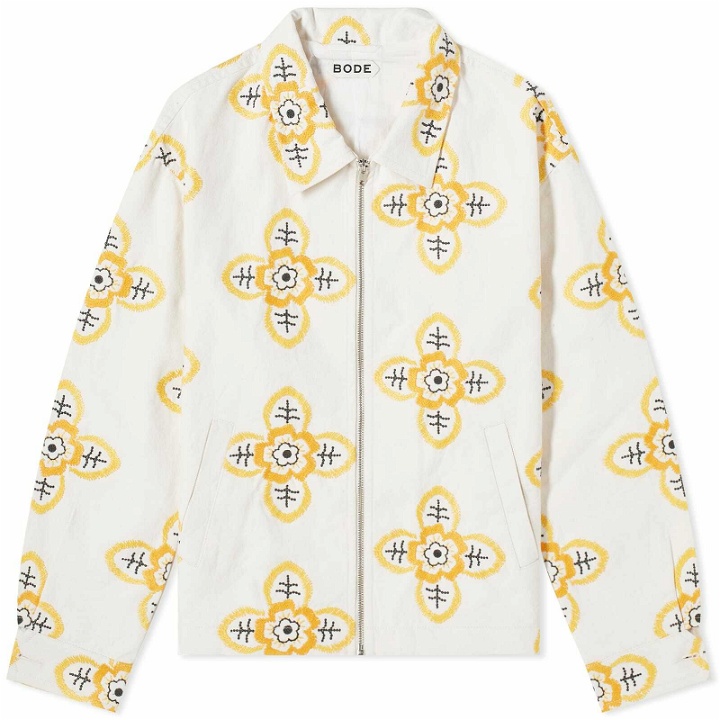 Photo: Bode Men's Embroidered Buttercup Jacket in White