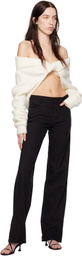 Christopher Esber Black Deconstruct Jeans