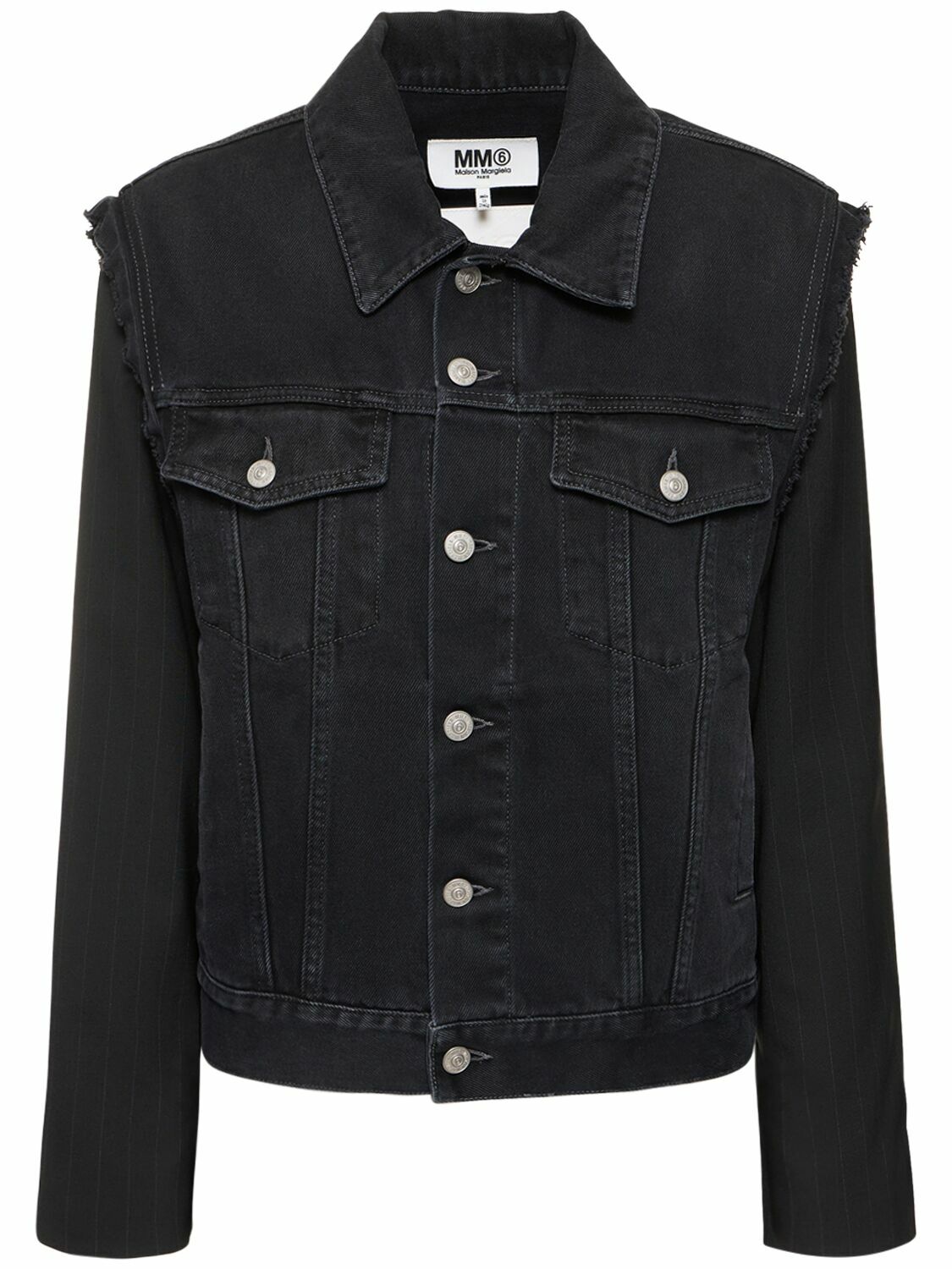 MM6 MAISON MARGIELA - Denim & Wool Blend Jacket MM6 Maison