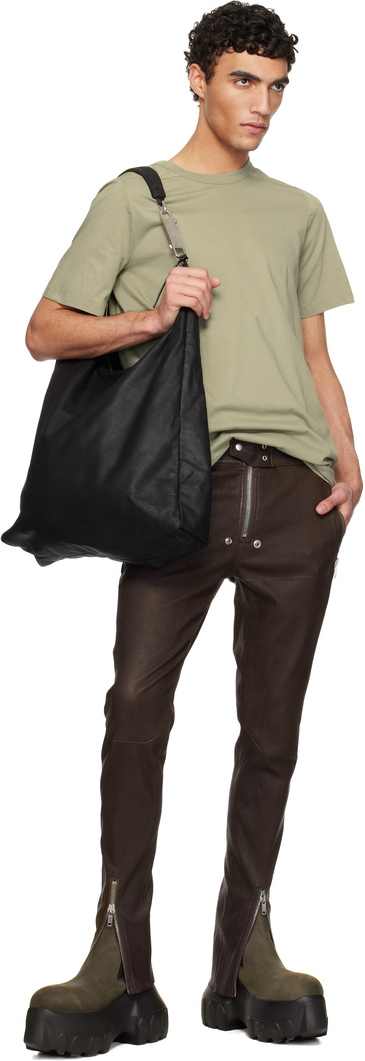 Rick Owens Black Hollywood Gemini Bag Rick Owens