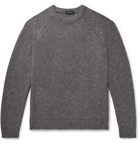 Incotex - Slim-Fit Virgin Wool and Cashmere-Blend Sweater - Gray