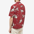 Rag & Bone Men's Avery Vacation Shirt in Red Crane