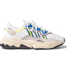 adidas Originals - Ozweego Suede and Mesh Sneakers - White