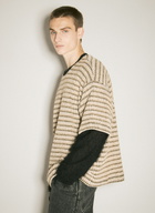 Song for the Mute Double-Layered Sleeves Sweater