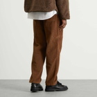 FrizmWORKS Men's Corduroy Wide One Tuck Pants in Brown