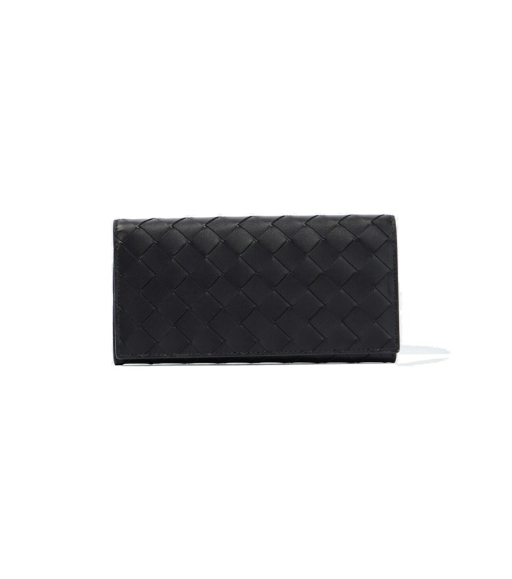 Photo: Bottega Veneta - Intrecciato leather wallet