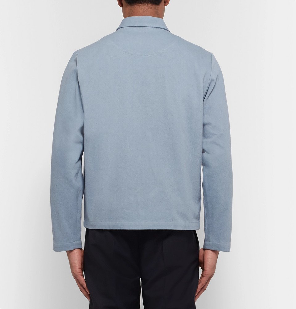 Fanmail - Cotton-Twill Blouson Jacket - Blue