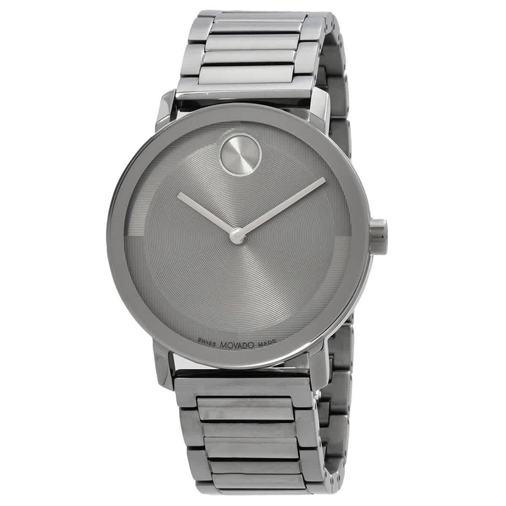 Photo: Movado Bold Evolution Quartz Grey Dial Unisex Watch 3601096