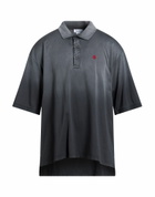 Mcqueen Mens Polo shirt in Grey