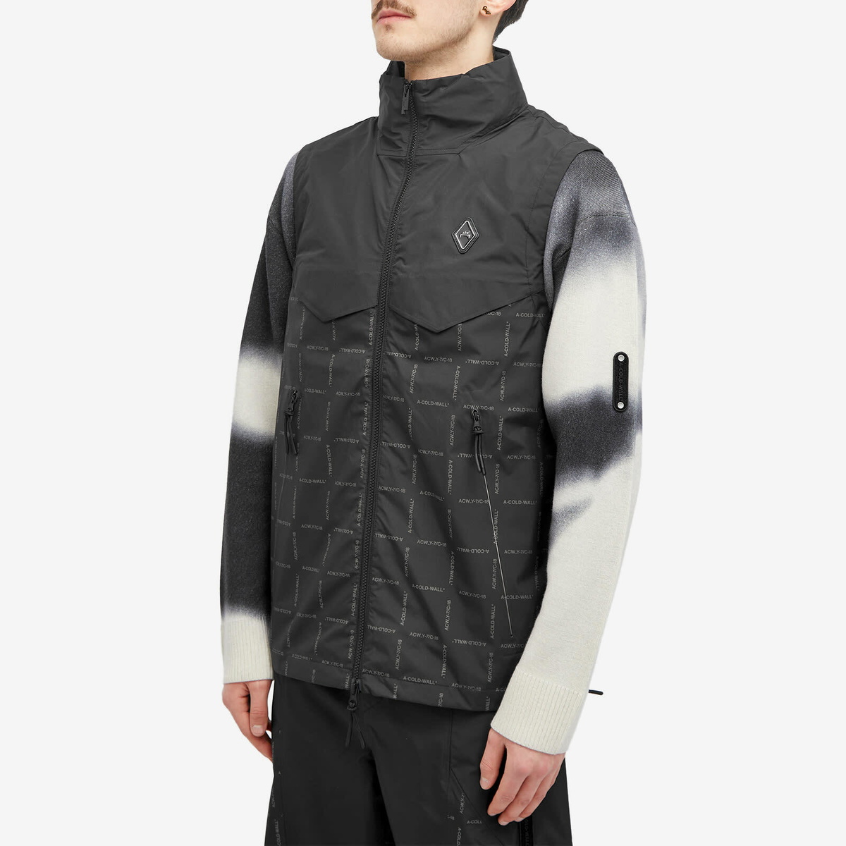 A-COLD-WALL* Men's Grisdale Storm Gilet in Black