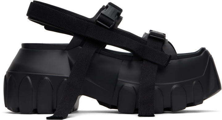 Photo: Rick Owens Black Hollywood Mega Tractor Sandals