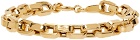 Ernest W. Baker Gold Chain Link Bracelet