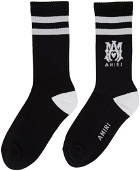 AMIRI Black Ribbed M.A. Socks