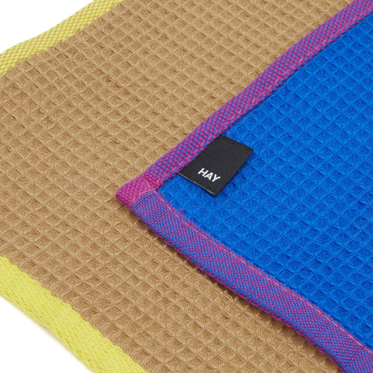 HAY Canteen Dish Cloth - Set of 2 in Blue/Beige 