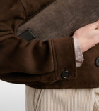 Brunello Cucinelli Cropped suede jacket