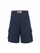 MC2 Saint Barth Man Navy Blue Cargo Short Pants Cargy