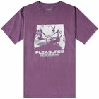 Pleasures Men's Tough Washed T-Shirt in Purple