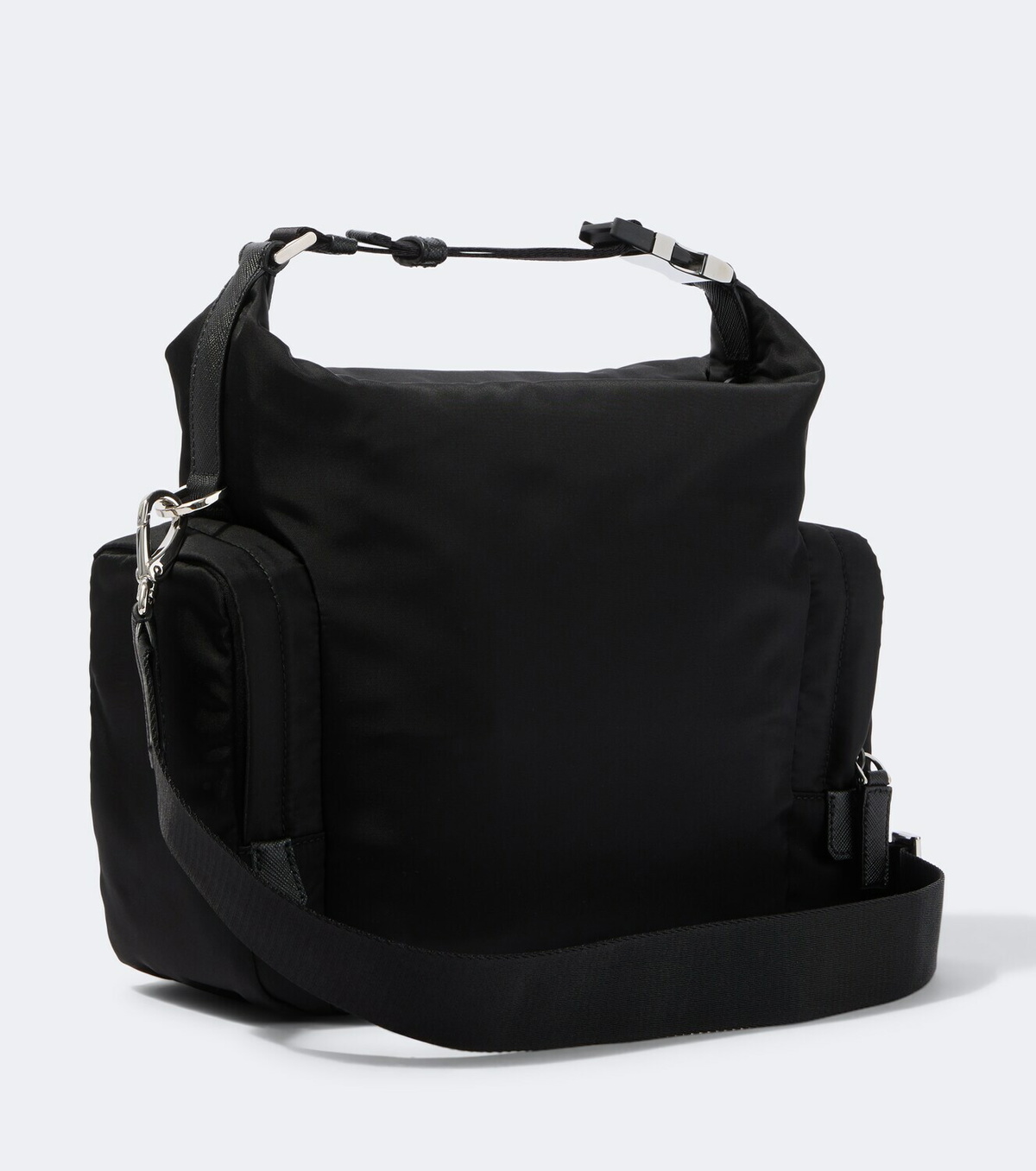 Prada Re-Nylon leather-trimmed shoulder bag