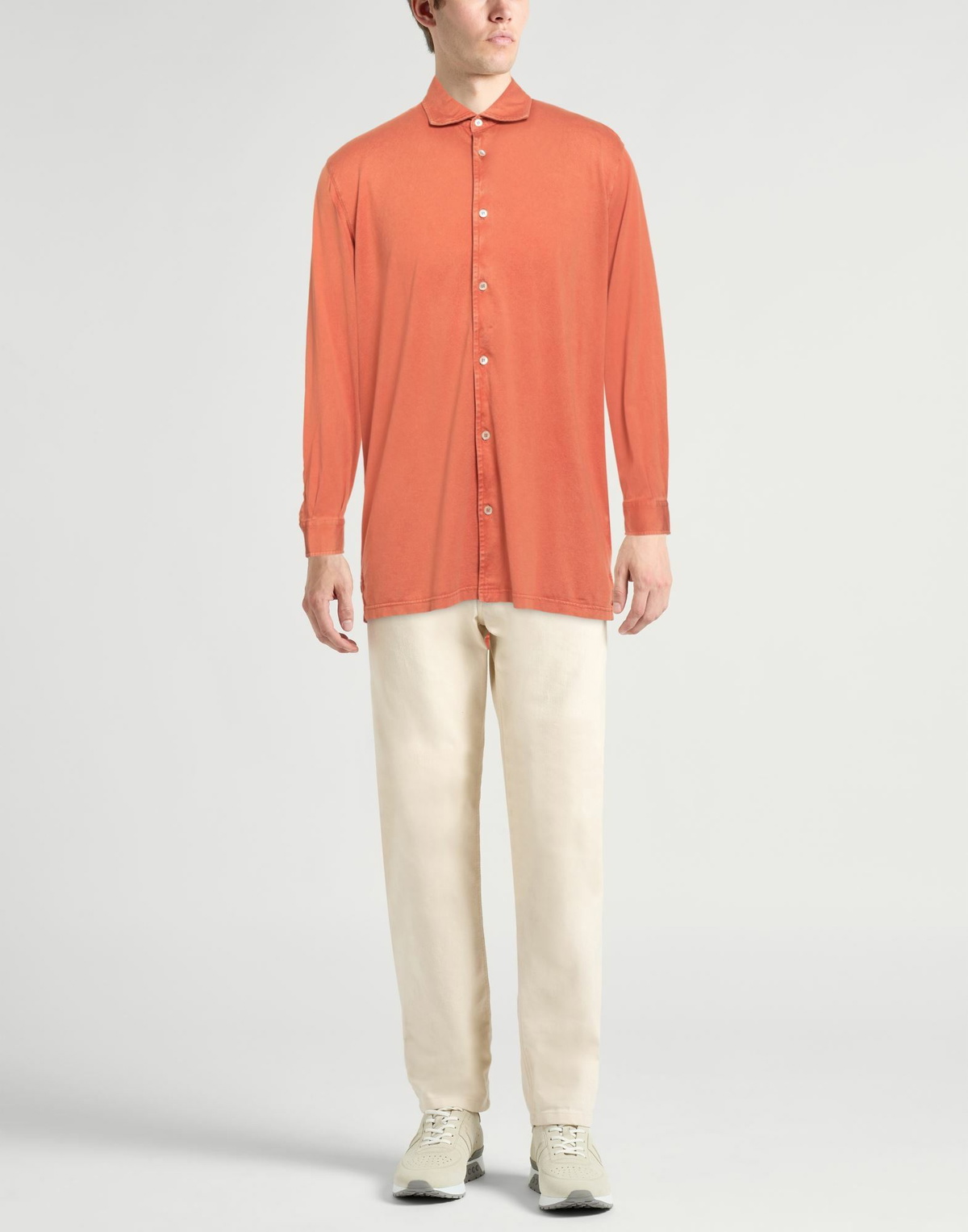 Fedeli Mens Shirt in Mandarin