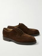 John Lobb - Suede Derby Shoes - Brown