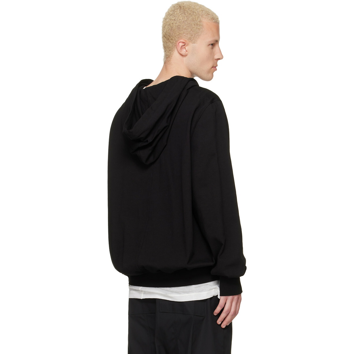 Rick Owens Black Tower Hoodie